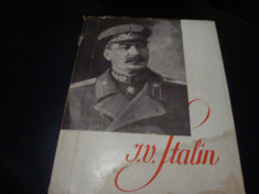 I. V. Stalin - Schita biografica - editura PCR 1944 foto