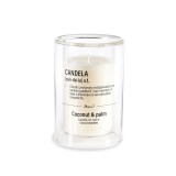 Cumpara ieftin Lumanare parfumata in borcan sticla aroma Cocos, Palmier &Oslash; 8 cm x 12 H