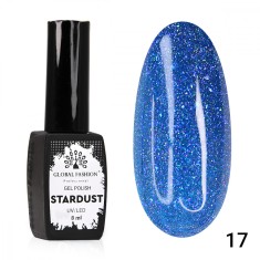 Oja semipermanenta Stardust, reflectorizant, Global Fashion 8ml, 17