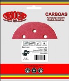 Disc abraziv cu autofixare, pentru lemn / metale, Carboas HENR, 125 mm, granulatie 400