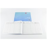 Registru intrare - iesire A4 hartie offset 100 file/carnet coperta carton 300 g/mp