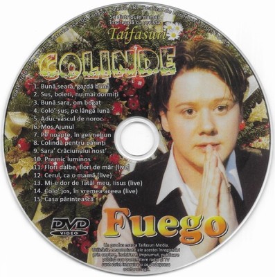 FUEGO - Colinde, DVD-V foto