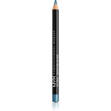 NYX Professional Makeup Eye and Eyebrow Pencil creion de ochi cu trasare precisă culoare 910 Satin Blue 1.2 g