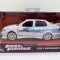 Macheta Fast and Furious 1995 Volkswagen Jetta a3 alb/albastru 1