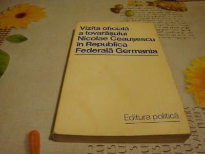 Vizita oficiala a tovarasului N. Ceausescu in RFG - 26-30 iunie 1973 foto