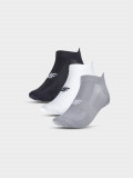 Șosete de antrenament p&acirc;nă la gleznă (3-pack) pentru bărbați - multicolor, 4F Sportswear