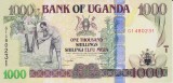 Bancnota Uganda 1.000 Shilingi 2009 - P43c UNC