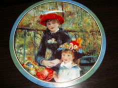 FARFURIE DECORATIVA / APLICA DIN PORTELAN GOEBEL ,,RENOIR&amp;quot; foto