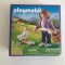 Jucarie Playmobil Milka 70372, Geobra, nedesfacut, fetita cu gaina, oua si cos