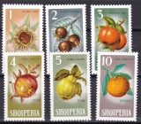 Albania 1965 fructe MI 912-917 MNH