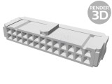 Conector IDC mufă mamă 26 PIN pentru cablu-bandă 1,27mm