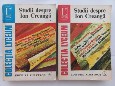 STUDII DESPRE ION CREANGA. VOL. I + VOL. II foto