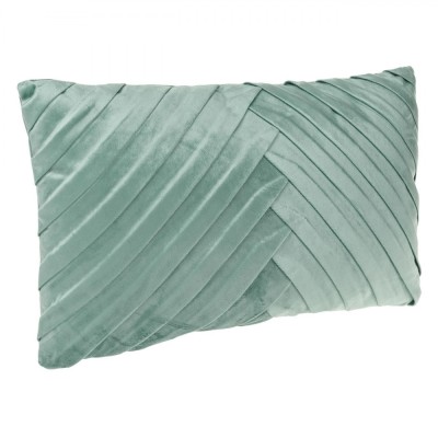 Pernă Decorativă, Menta Catifea, Design Reliefat, 50x30cm foto