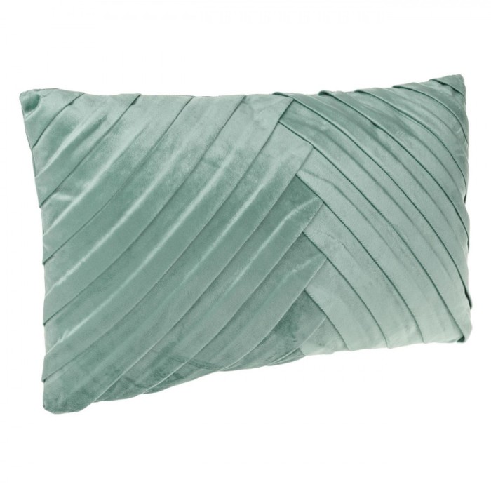 Pernă Decorativă, Menta Catifea, Design Reliefat, 50x30cm