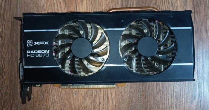 Placa video AMD Radeon XFX Double D, HD 6870, 1 GB, DDR5, 384 bit