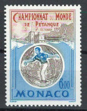 Monaco 1990 Mi 1979 MNH - Campionatele Mondiale de P&eacute;tanque
