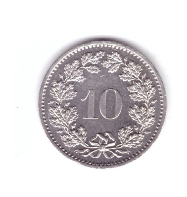 Moneda Elvetia 10 rappen 1983, stare foarte buna, curata foto