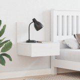 VidaXL Noptieră Montată pe Perete cu sertar Pe perete Alb 42 x 32.5 x 40 cm