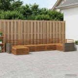 vidaXL Set de canapele de exterior 7 pcs natural 3383637