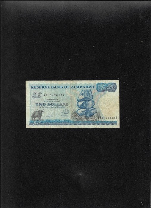 Zimbabwe 2 dollars 1994 seria0879342