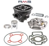 Set motor + chiulasa Aprilia SR R Factory - Gilera DNA - Runner - Piaggio NRG MC3 - Zip 2T LC 70cc D48mm bolt 12 (5 colturi) (RMS)