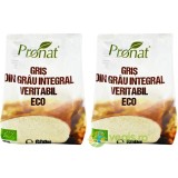 Pachet Gris din Grau Integral Veritabil Ecologic/Bio 600g+600g