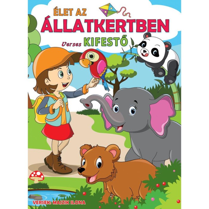 &Eacute;let az &aacute;llatkertben - Verses kifestő