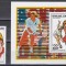 Centrafricana 1988 - Jocurile Olimpice - Seul - Boris Becker, Timbru + Colita, PA, MNH