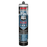 Adeziv / izolant de montaj pentru constructii, Fix All Flexi Soudal, aplicare cu pistol, interior / exterior, negru, 290 ml