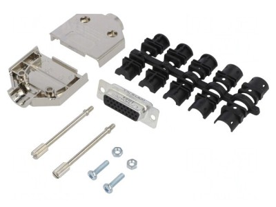 Conector D-Sub 26 PIN Mamă Lipire pe Cablu Gold foto
