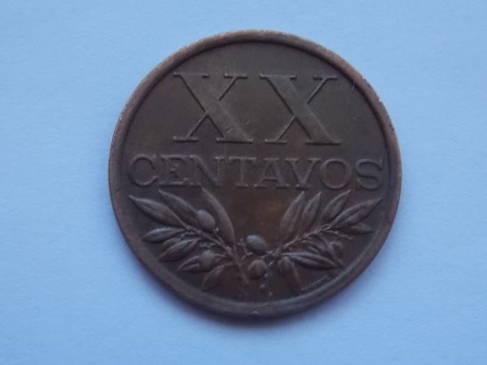 XX CENTAVOS 1968 PORTUGALIA-XF