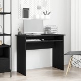 Gossi birou, stejar negru, 90x50x74 cm, lemn prelucrat