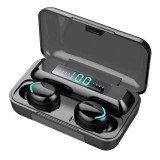 Cumpara ieftin Casti bluetooth EarBuds F9-5, wireless, handsfree, BT 5.0, carcasa cu afisaj LED si capacitate de incarcare telefon 1200mAh, control Touch, incarcare