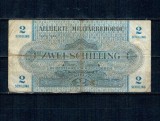 Austria 1944 - 2 schilling, ocupația aliata, circulata