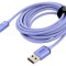 Cablu USB 2.0 Apple Lightning și USB A 2m violet 2,4A