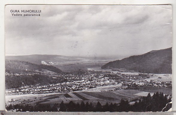 bnk cp Gura Humorului - Vedere panoramica - uzata