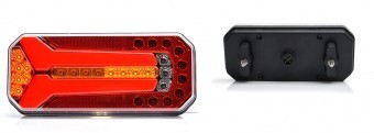 Lampa NEON W150DD semnal dinamic 4 functii mufa(23.6x10.4) foto