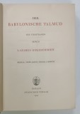 DER BABYLONISCHE TALMUD , NEU UBERTRAGEN DURCH LAZARUS GOLDSCHMIDT , 1931