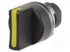 Comutator rotativ 22mm EAO Poz.i stab 4 negru fără IP65 46