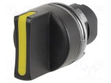 Comutator rotativ 22mm EAO Poz.i stab 4 negru fără IP65 46