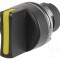 Comutator rotativ 22mm EAO Poz.i stab 4 negru fără IP65 46