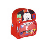 Cumpara ieftin Rucsac Mickey Mouse cu buzunar transparent, 25x30x12 cm, Cerda