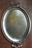 Tavă Argentor Art Nouveau, alamă argintată din 1902-1910, Tava, Universal