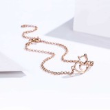 Bratara Din Argint Rose - PISICA- - ARG368D, Argintboutique