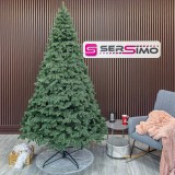 Brad artificial 3D Sersimo Canada 230 cm, aspect realist, suport metalic, verde