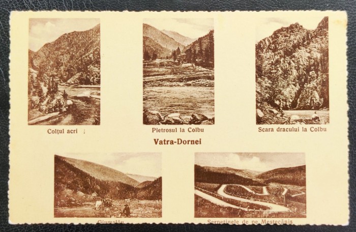 Vatra Dornei 1936 Vederi din zona - printata, necirculata