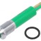 Lampă de control LED verde IP67 &Oslash;8mm alamă