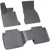 Covorase Cauciuc 3D Tavita Premium BMW Seria 7 G12 Lung 2015-prezent, 5 buc, Negre, Recambo
