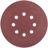 Evotools 680633 - Set foi abrazive rotunde 125 mm granulatie 60 8 gauri 5 bucati
