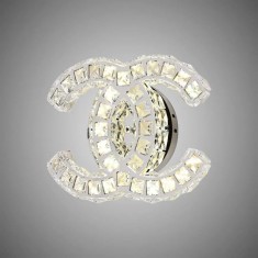 Aplica LED cu cristal YANIRA 28W, lumina Rece/Calda/Neutra, Crom Lucios ModernLight Concept